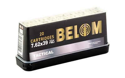 Belom 7.62X39 Brass 123GR FMJ 20/480 - Image 2