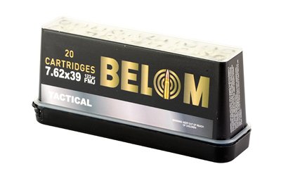 Belom 7.62X39 Brass 123GR FMJ 20/480 - Image 3