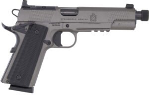 Springfield 1911 Operator Aos - 45 ACP 5" 8RD Gray Threaded