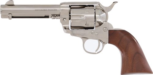 Cimarron Pistolero 9mm - FS 4.75" Nickel/Walnut - Image 2
