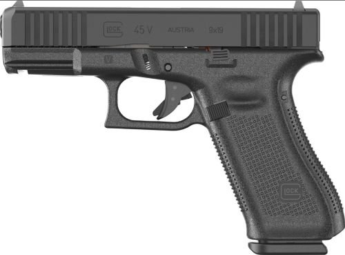 Glock 45 V 9mm Fixed Sight - 10-Shot W/Front Serrations