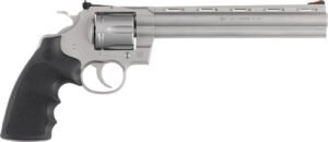 Colt Python 357MAG 8" 6RD - Matte Stainless Hogue Grips