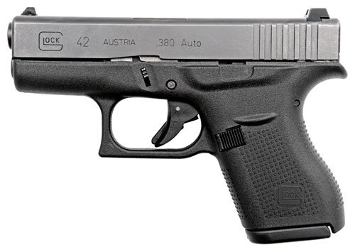 Glock 42 380ACP FS - 6-Shot Black