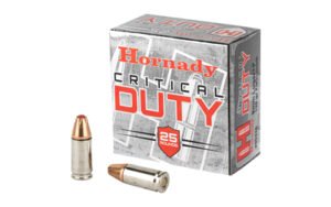 Hrndy 9mm+P 135GR CRT Duty 25/250