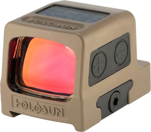 Holosun 509 Enclosed Red Multi - Ret Solar Titanium Pistol FDE - Image 3
