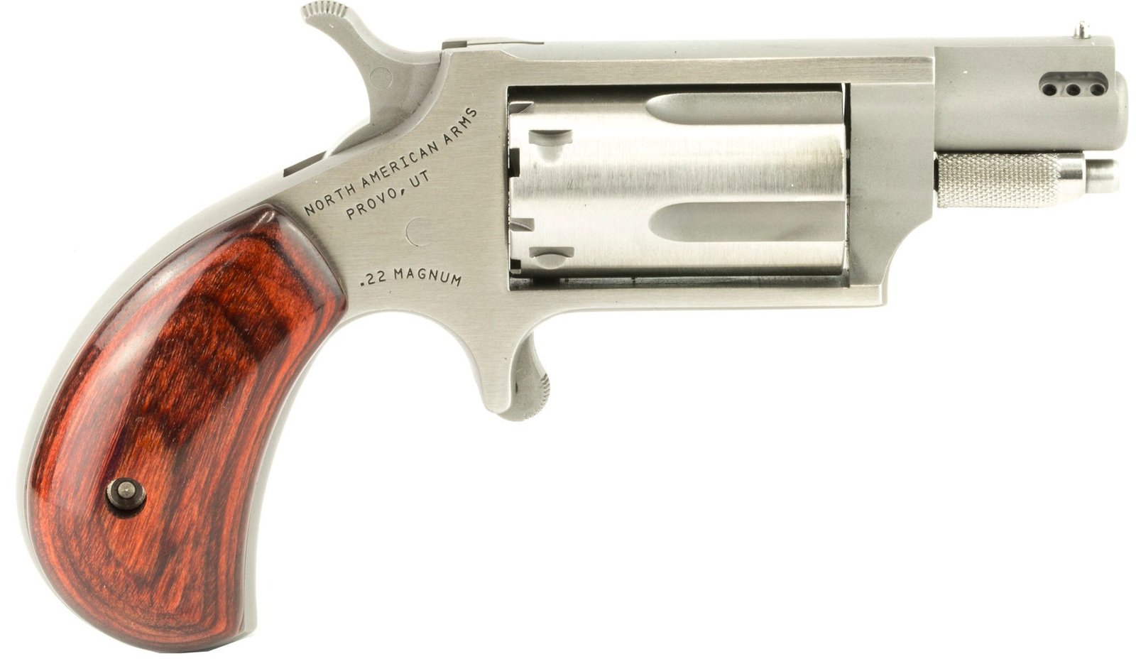 North American Arms Mini 22MAG/22LR 1-1/8" SS PRTD