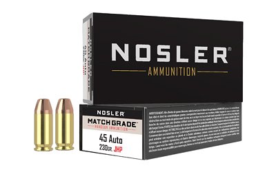 Nosler Asp 45ACP 230GR JHP 50/500