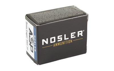Nosler Asp 9mm 115GR HG JHP 20/400 - Image 2