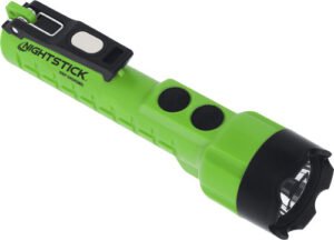 Nightstick Dual Light with - Dual Magnets 3AA Green Body