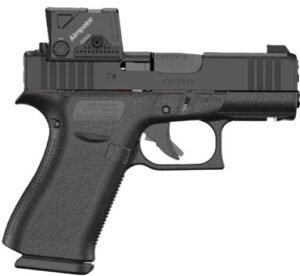 Glock 43X MOS8 9mm Luger FS - 15 RD Aimpoint Coa Rails Black