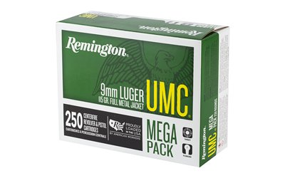 REM Umc MP 9mm 115GR FMJ 250/1000 - Image 3