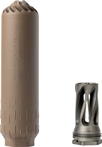 Huxwrx Flow 6K Kit - Suppressor W/ Flash Hider FDE