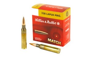 S&B 338LAPUA 250GR Sierra HPBT 10/BX
