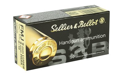 S&B 9mm 124GR FMJ 50/1000 - Image 2
