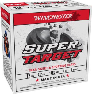 Winchester Target 12GA 2.75" - 1OZ #8 1180FPS 250RD Case Lot