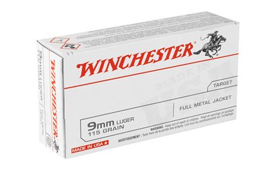 WIN USA 9mm 115GR FMJ 50/500 - Image 2
