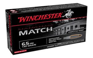 WIN PRC Match 6.5PRC 140GR BTHP 20/2