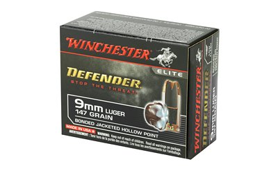 WIN Defender 9mm 147GR JHP 20/200 - Image 3