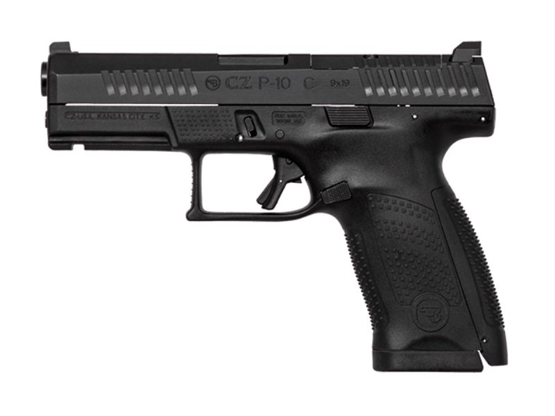 CZ P-10 C 9mm Black 15+1 4" Or