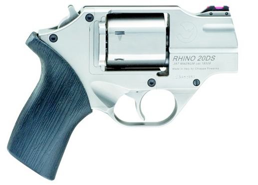 Rhino .357MAG Revolver 200DS Chrome 2IN BBL 3MOON Clips 6RND