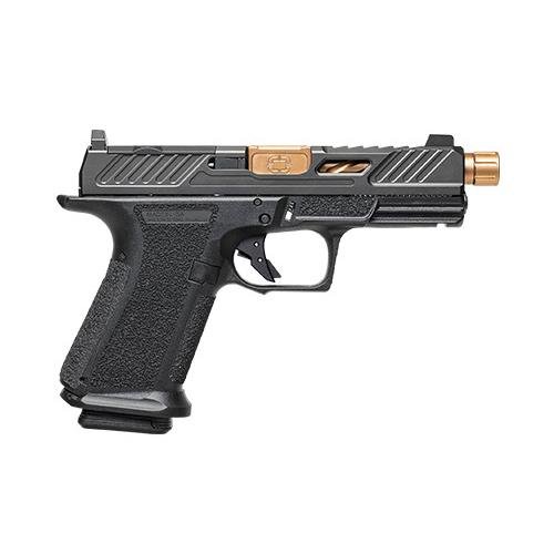Shadow Systems MR920 Elite Optic Ready Handgun 9mm Luger 10rd Magazines(2) 4.5" Threaded Bronze Barrel Night Sights MA Compliant