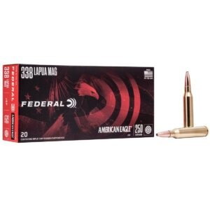 Federal American Eagle Rifle Ammunition .338 Lapua Mag 250 gr SP 20/ct