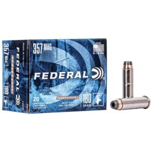 Federal Power-Shok Handgun Ammunition .357 Mag 180gr JHP 1080 fps 20/ct
