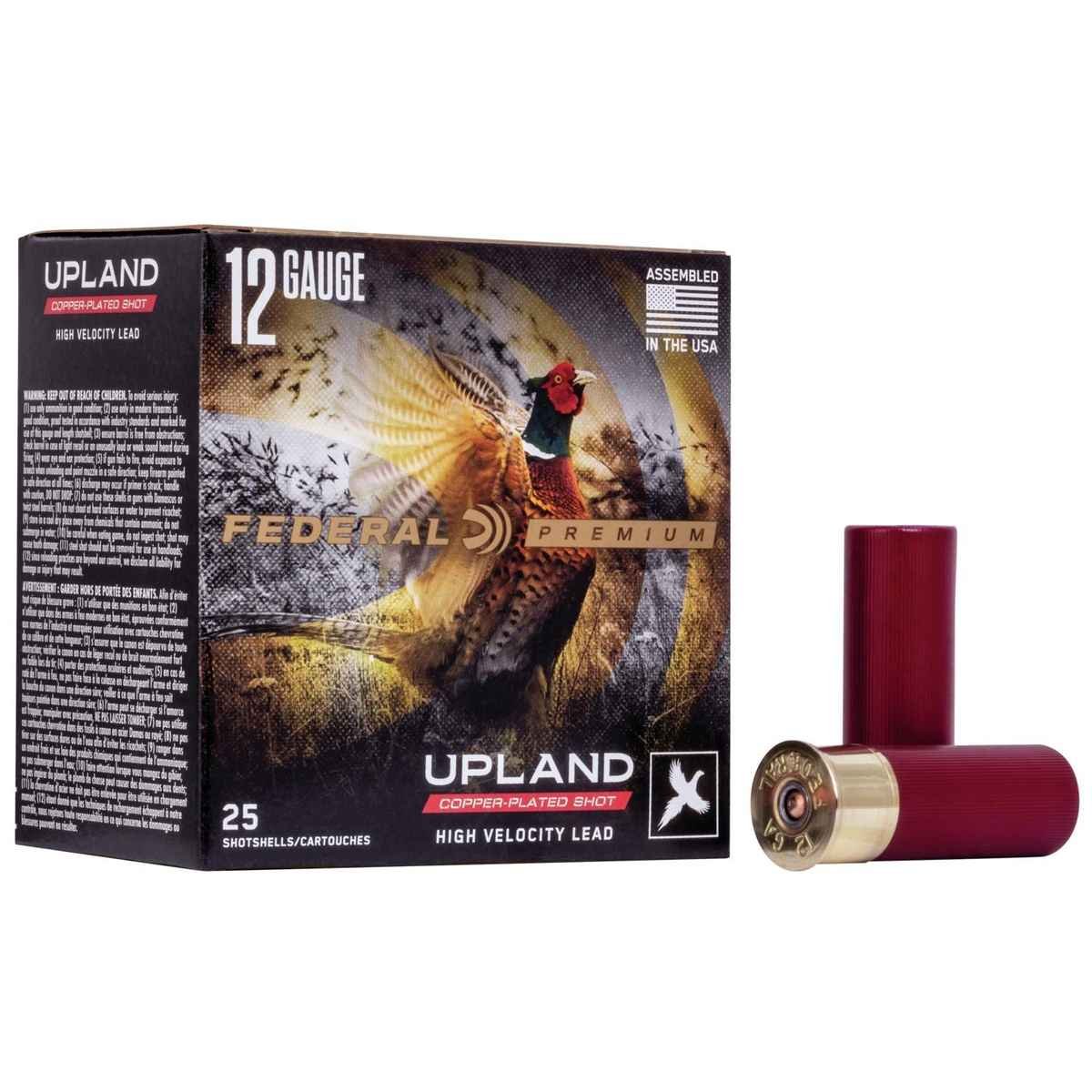 Federal Premium Upland High Velocity 12ga 2-3/4" 1-3/8oz #5 25/ct