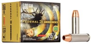 Federal Premium Barnes Expander Handgun Ammunition .500 S&W 275 gr JHP 1660 fps 20/ct