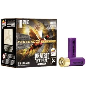 Federal Premium Prairie Storm 16GA 2 3/4" 1-1/8OZ 5 Shot FS Lead Ammo 25RD