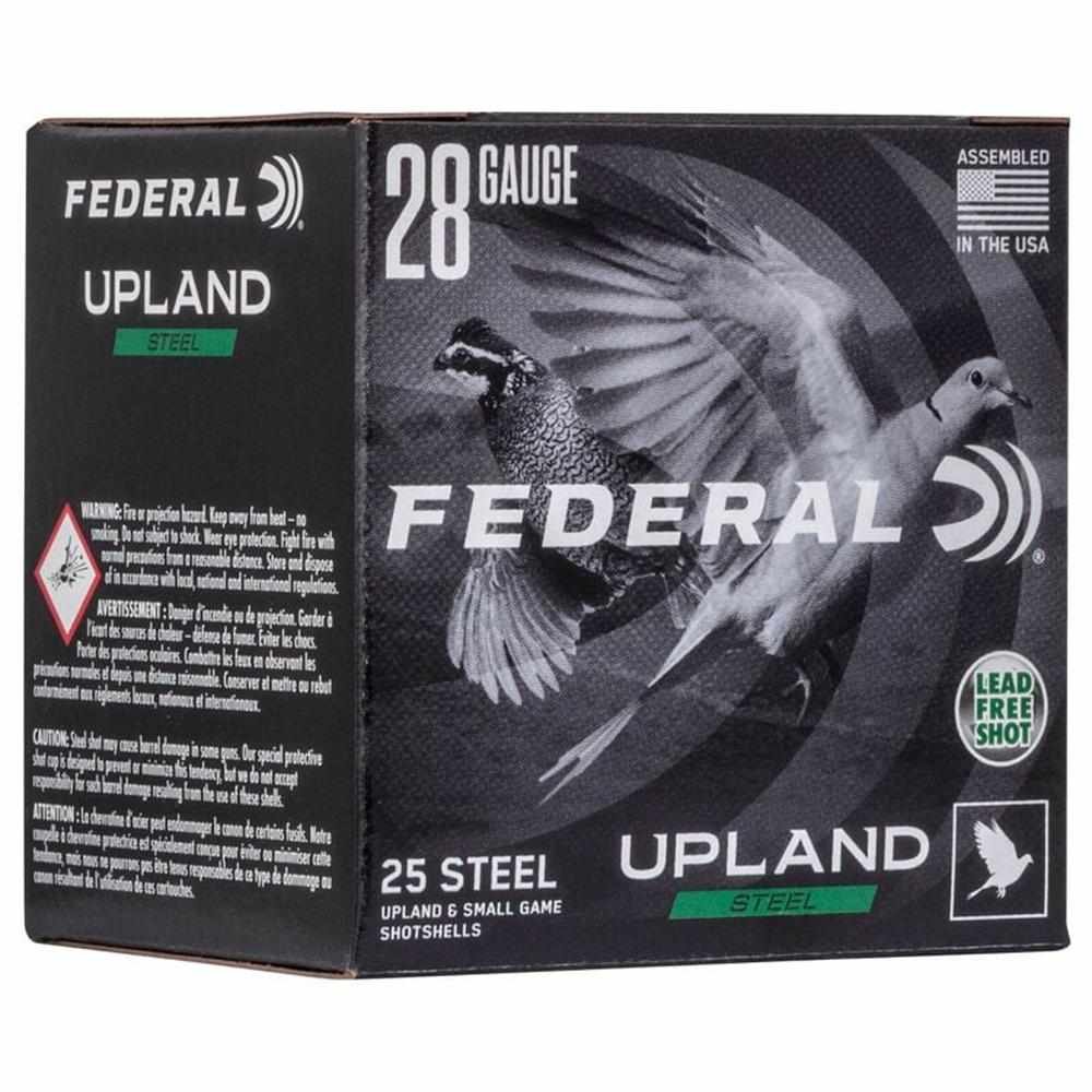 Federal Field & Range Steel 28GA 2 3/4" 5/8OZ 7.5 Upland Steel Ammo 25RD