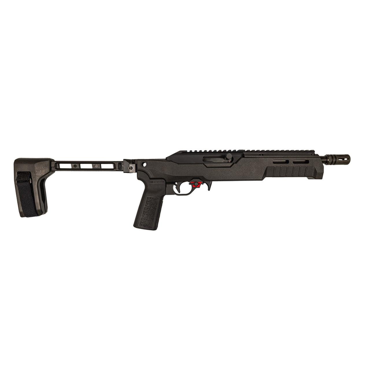 Franklin Armory F22 Binary Pistol .22 LR 10rd Magazine 8" Threaded Barrel Hogue SB Tactical Chassis W/Brace