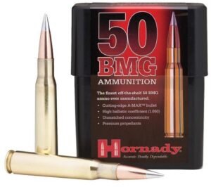 Hornady Match Rifle Ammunition .50 BMG 750 gr A-MAX 2815 fps 10/ct