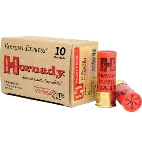 Ammo 12GA #4 Buckshot 2-3/4" Varmint Express