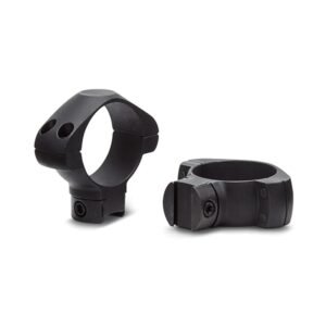 Konus 2-Piece Steel Riflescope Rings for Airguns & .22 Rails 30mm Low Black