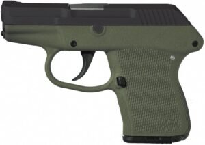 P32 .32CAL Blued W/ Green Grips