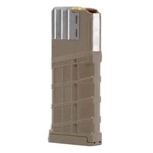Lancer L7AWM Rifle Magazine FDE .308 Win/7.62x5mm/6.5 Creedmoor 25/rd