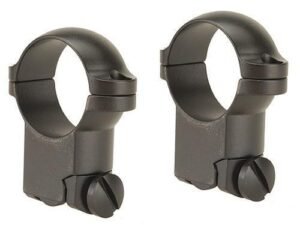 Leupold 2-Piece Solid Steel Ringmounts - Ruger M77 1" Super High Matte Black