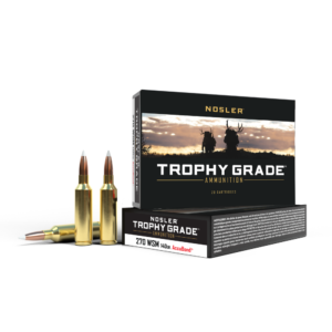 Nosler Accubond Trophy Grade Rifle Ammunition .270 WSM 140 gr PT 3100 fps 20/ct