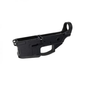 Shield Arms SA-15 Stripped Lower Receiver - 5.56mm/300 Blk Non-Folding 7075-T6 Billet Black