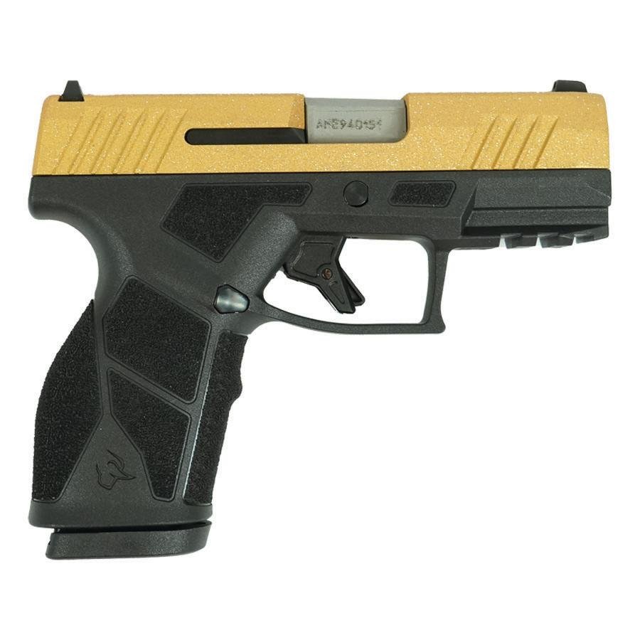 Taurus GX2 "Gold Glitter" Handgun 9mm Luger 13rd Magazines (2) 3.38" Barrel Black Frame/Custom Slide