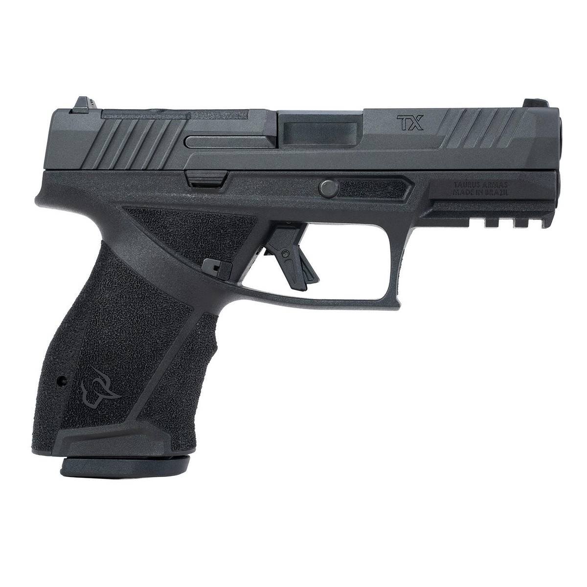 Taurus TX9 Compact Handgun 9mm Luger 15rd Magazines(2) 4" Barrel Black Slide/Grip
