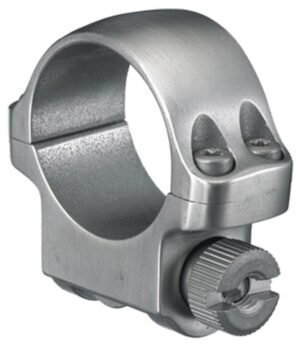 Ruger Steel Scope Ring - Single (3K) 1" Low .812" Height - Stainless Finish