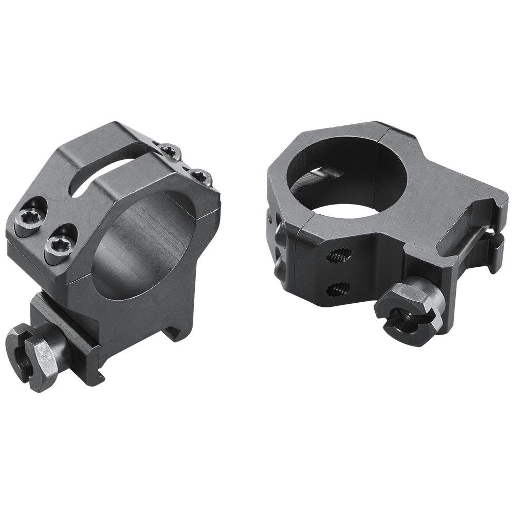 Weaver 4-Hole Skeleton Aluminum Scope Rings 1" X-High Matte