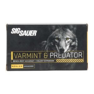 Sig Sauer Varmint & Predator Rifle Ammunition 243 Win 70 gr PT 20/ct