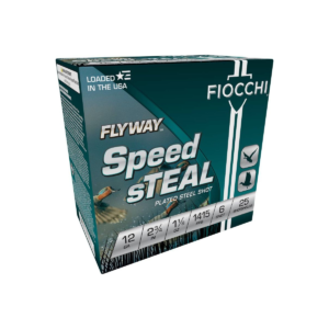 Fiocchi Flyway Speed sTEAL Shotshells 12ga 2-3/4" 1-1/8oz 415 fps #6 25/ct