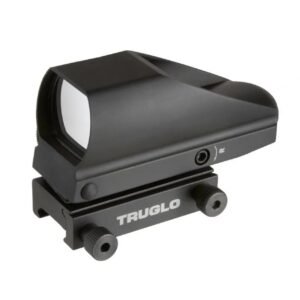 Truglo Tru-Brite Multi-Reticle Dual Color Open Red Dot Sight 24mmx34mm Window Multi-Reticle Black