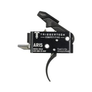 TriggerTech AR15 Single-Stage Competitive Curved Trigger Black