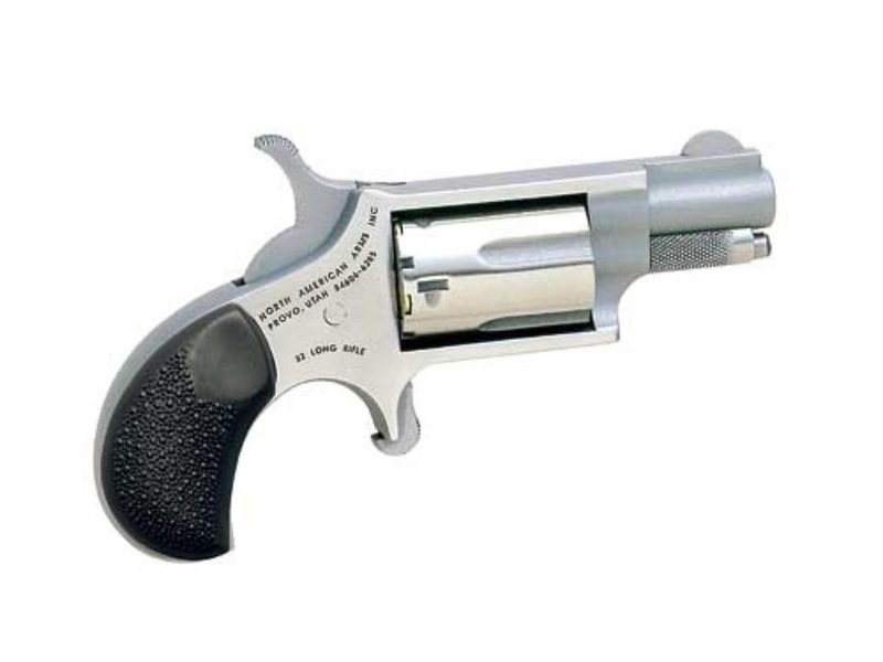 North American Arms Mini 22LR Rev 1-5/8" SS Rubber