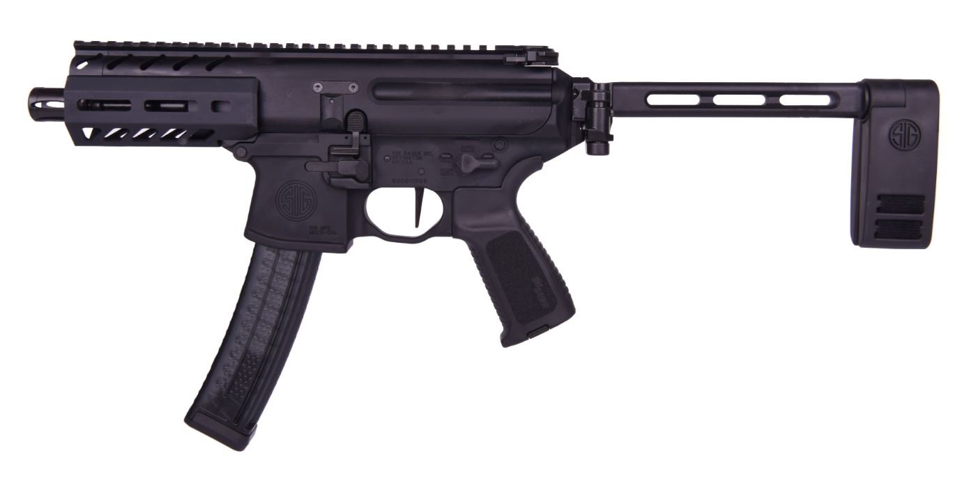 SIG Sauer MPX K Pistol 9mm 4.5" PCB 35RD